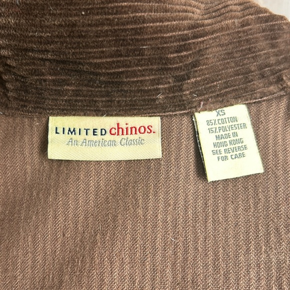 Y2K Brown Corduroy Jacket Shacket XS - Picture 4 of 7